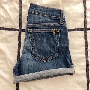 Classic Blue Denim Shorts